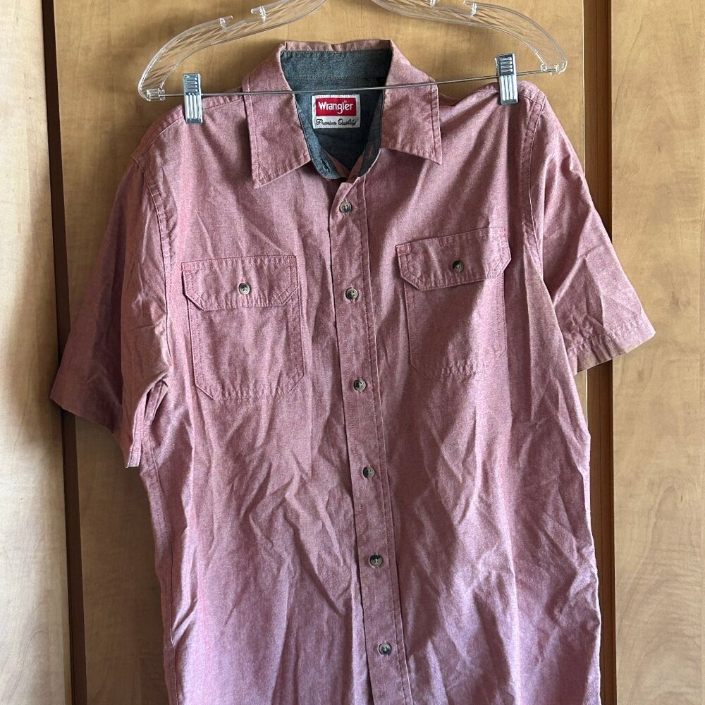 3 Men's Wrangler Button Down Shirts